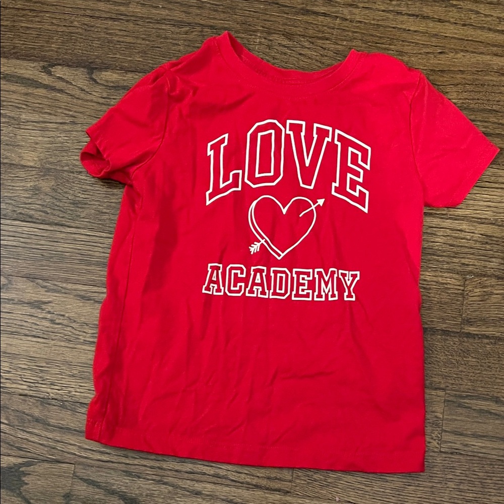 Love Academy Red Kids T-Shirt